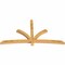 Ekena Millwork Davenport Rough Sawn Timber Gable Bracket, Western Red Cedar, 96"W x 52"H x 4"D x 4"F, 13/12 Pitch GBW096X52X0404DAV00RWR - alternate 3